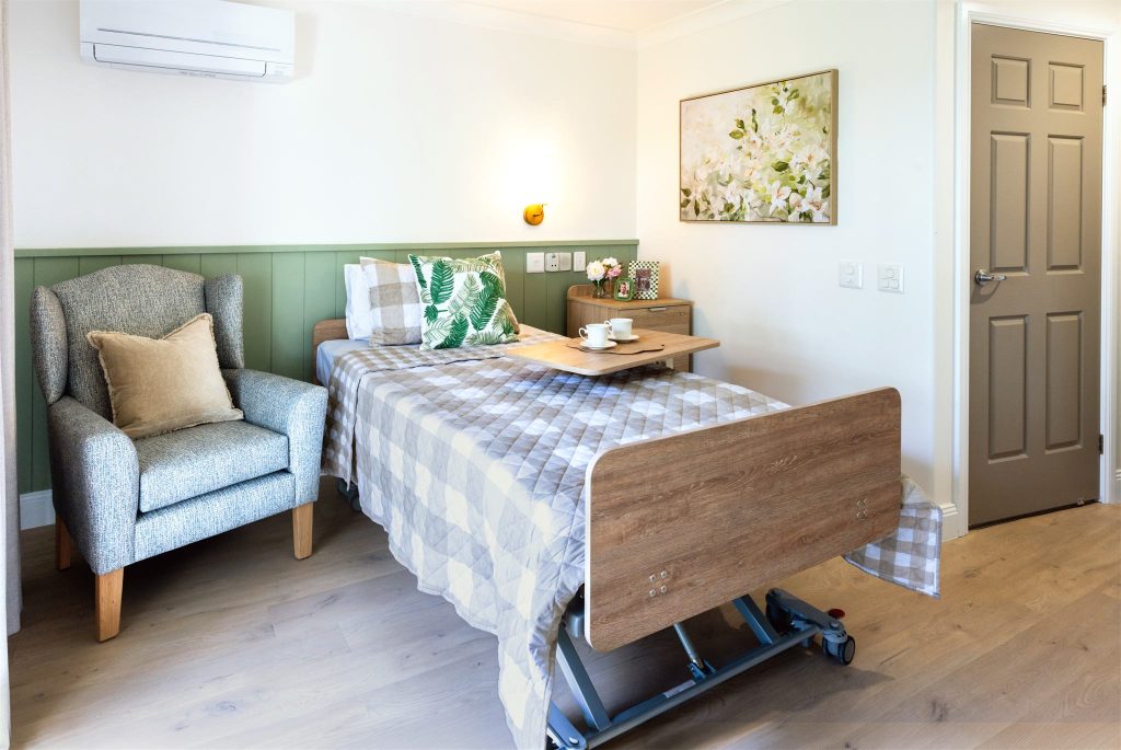 A premium private suite with an ensuite